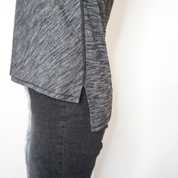 LULULEMON Dark Heather Grey Tech Tee Short Sleeve - Picture 7 of 8